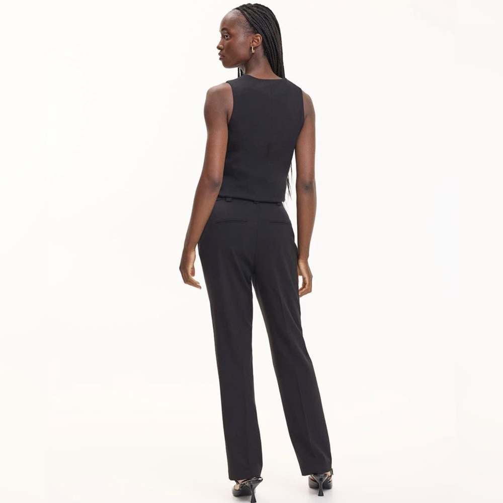 Reitmans NWT black straight leg dress pants - size 6 - Picture 2 of 8